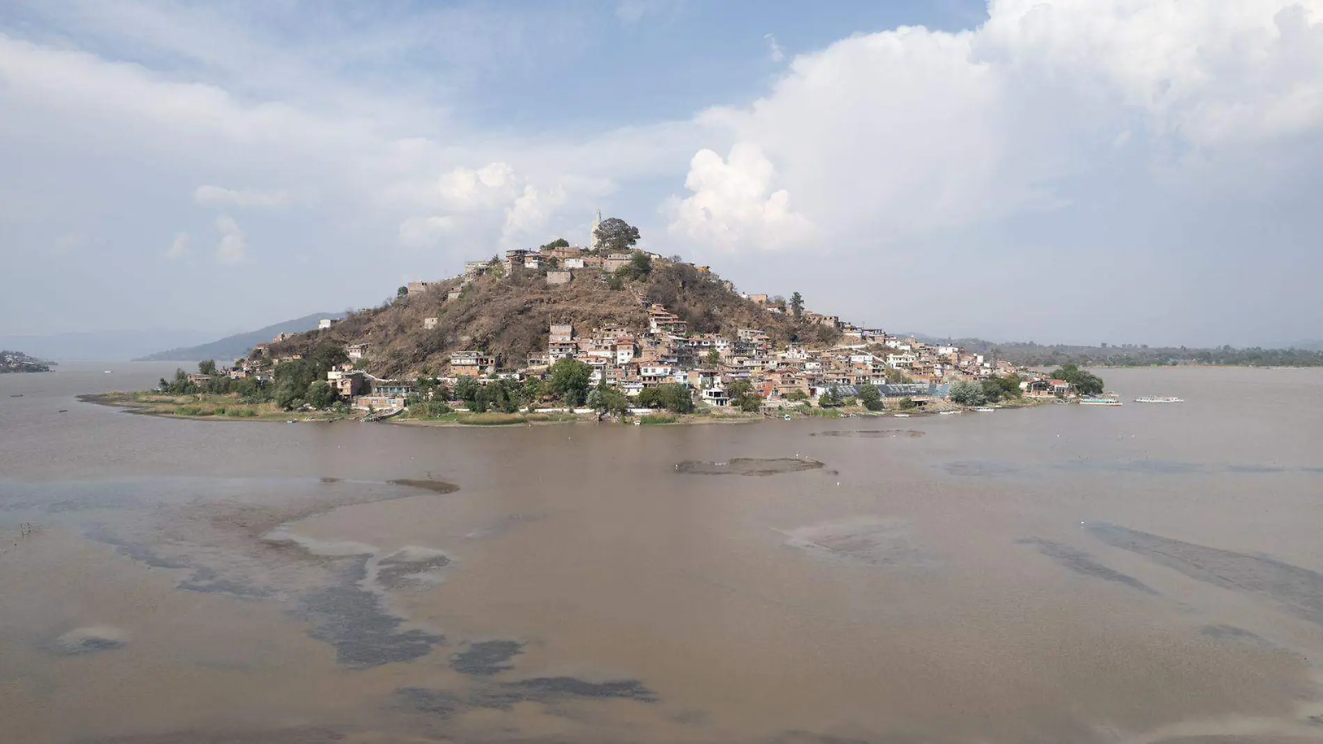 Lago de Pátzcuaro e isla de Janitzio